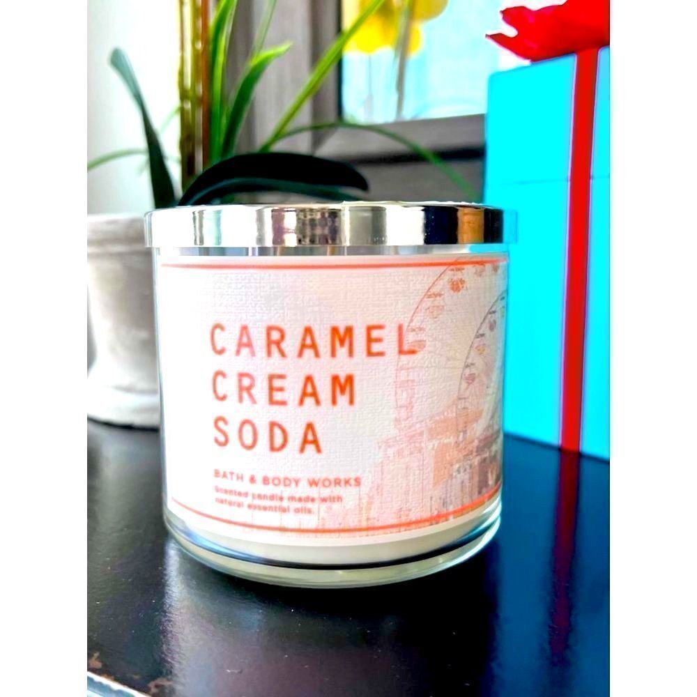 BBW CARAMEL CREAM SODA Candle Bath And Body Works